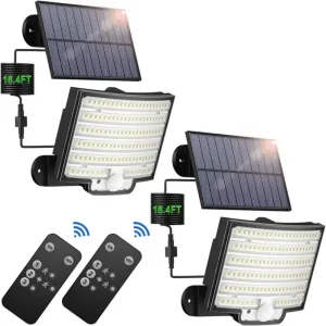 Solar LED Motion Sensor Outdoor Security Waterproof Lights