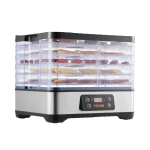 5 Tray Food Dehydrator w/ Digital Adjustable Timer & Temperature